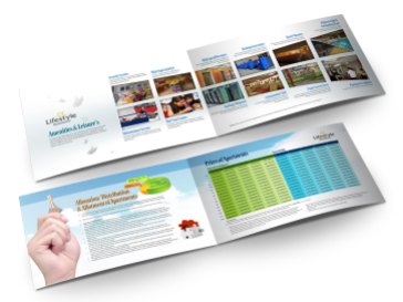 Lifestyle Residency Brochure Pages Design